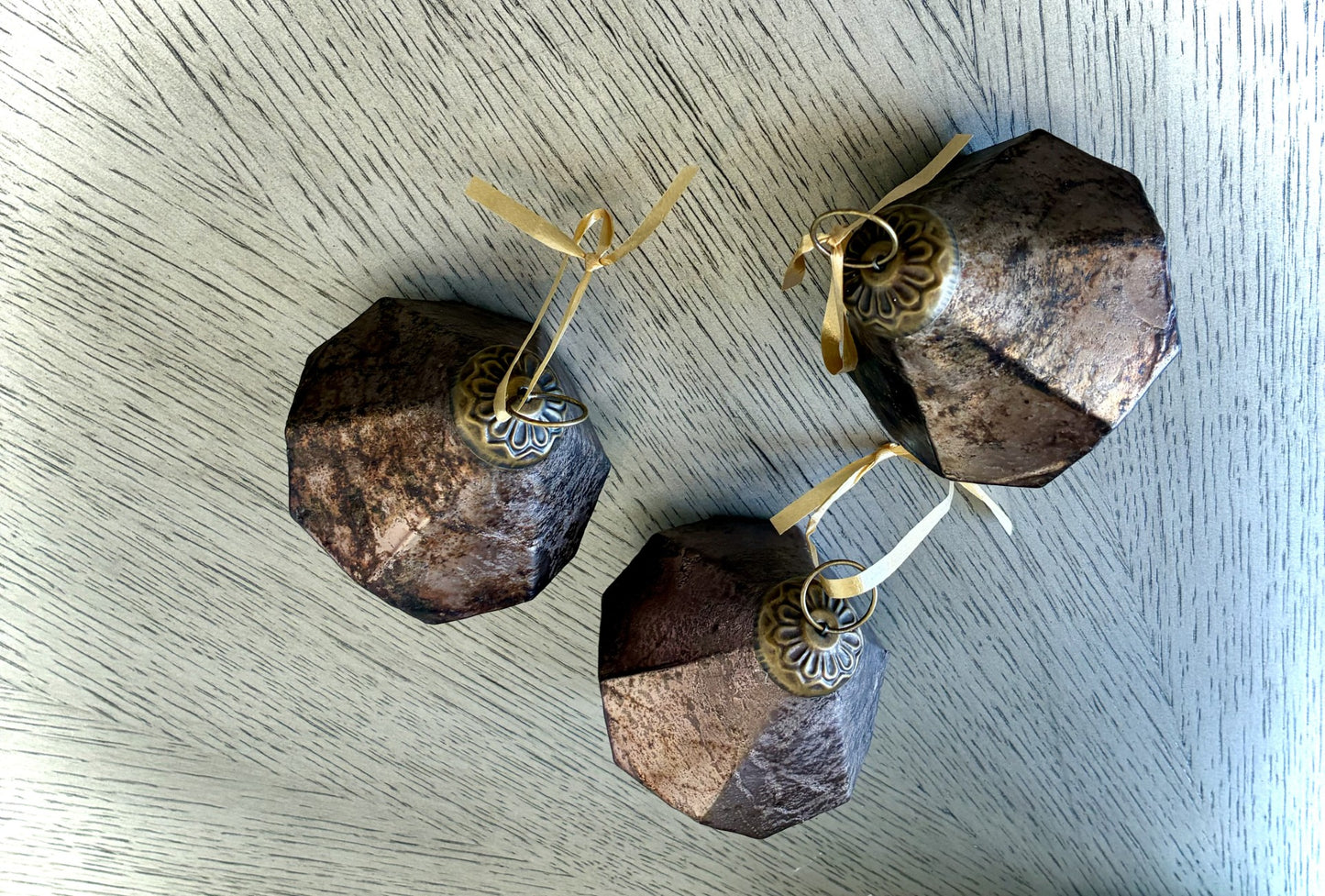 Brass Ornaments (Set of 3)