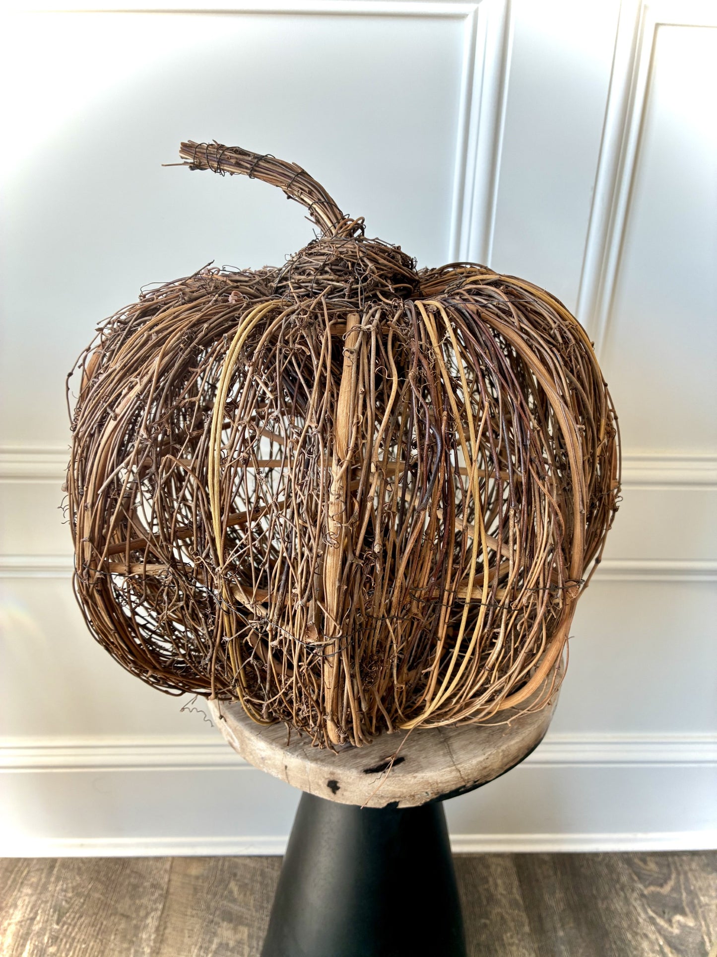 Large Wicker Pumpkin