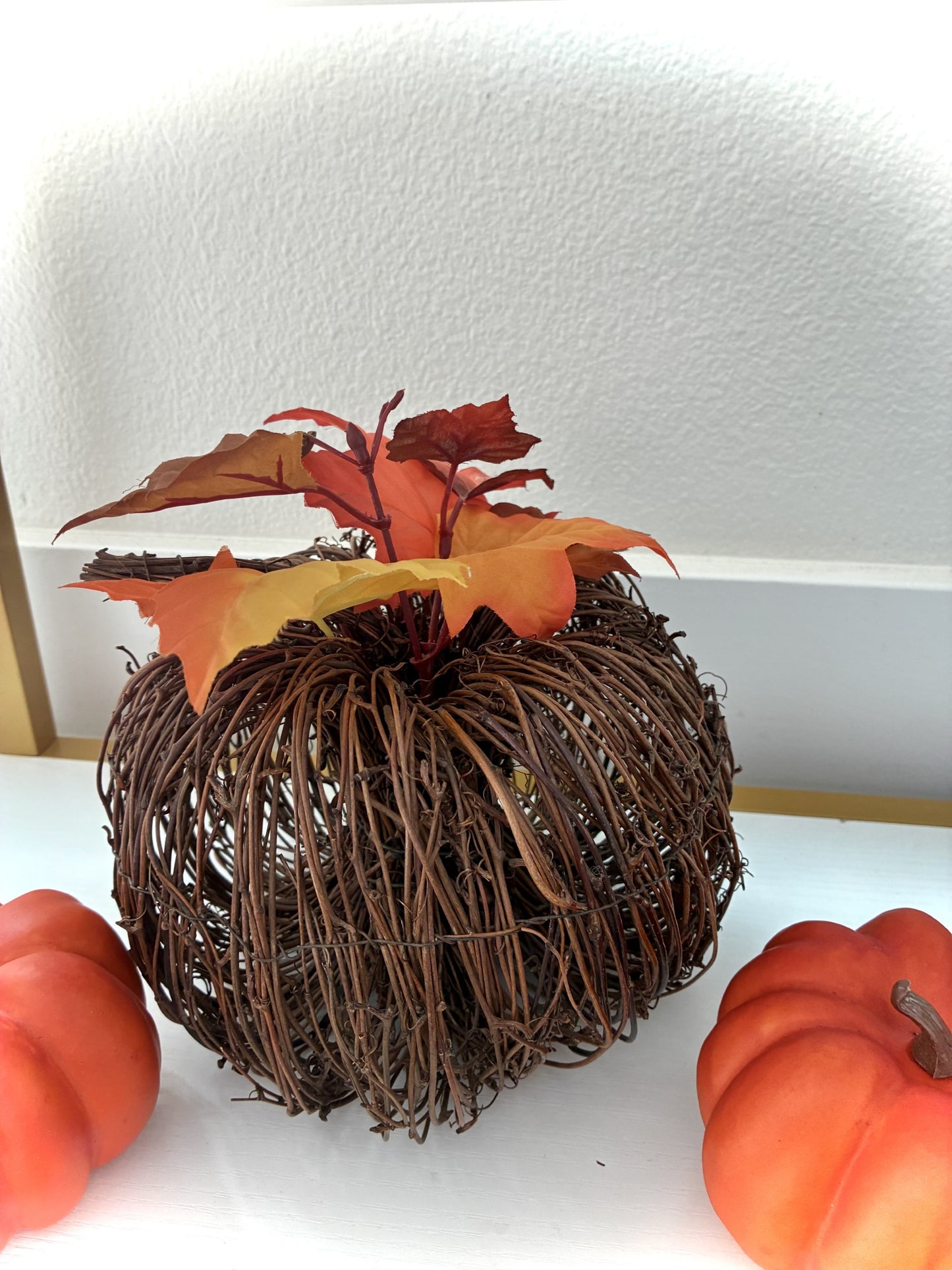 Small Wicker Pumpkin