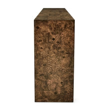 Ingrain Console Table, Cocoa Brown